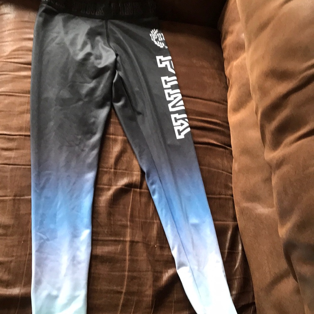 Pink new leggings never worn but no tag.